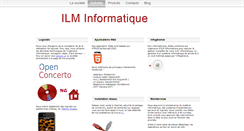 Desktop Screenshot of ilm-informatique.fr