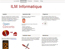 Tablet Screenshot of ilm-informatique.fr